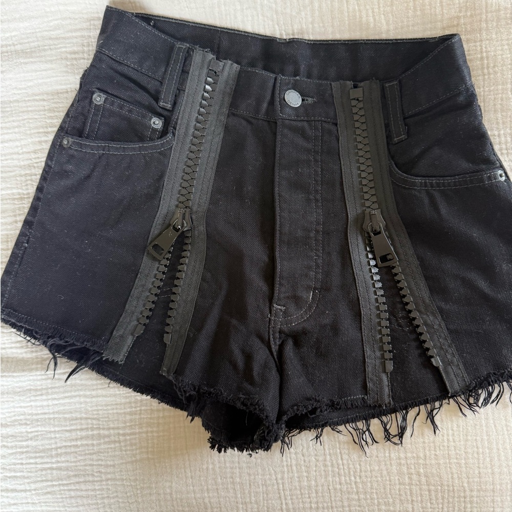 LF Carmar Black Denim Women Shorts